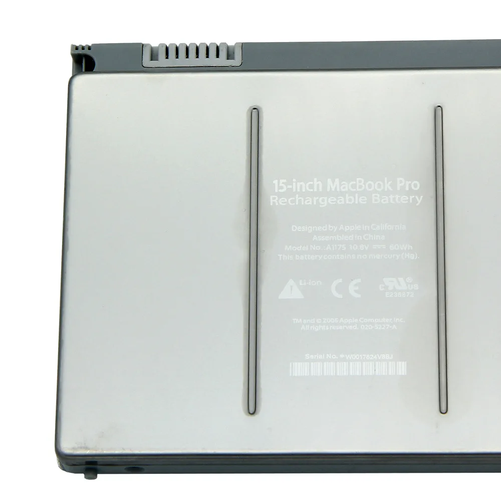 56Wh ноутбук Батарея для Apple MacBook Pro 1" A1175 A1260 MA463 MA464 MA600 MA601 MA609 MA610 MA348 MA348*/A MA348G/MA348J/A