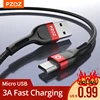 PZOZ Micro USB Cable Fast Charging 3A Microusb Cord For Samsung S7 Xiaomi Redmi Note 5 Pro Android Phone cable Micro usb charger ► Photo 1/6