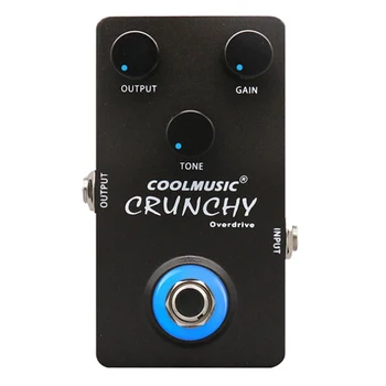 

1pc Electric Guitar Overdrive Effect Pedal 9V True Bypass 1/4in Audio Jack