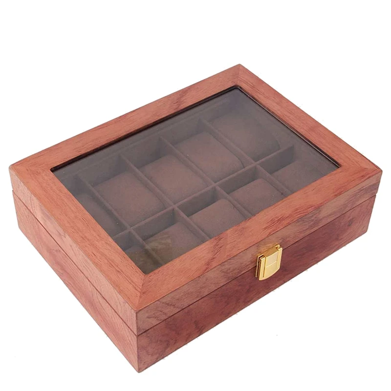 Ретро деревянный чехол для часов, прочная упаковка, держатель для хранения ювелирных изделий, органайзер для часов, шкатулка