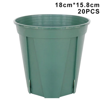 

5/10/20pcs Plastic Plant Pots Root-Control Nursery Seedling Planter Garden Flower Pot Container J2Y