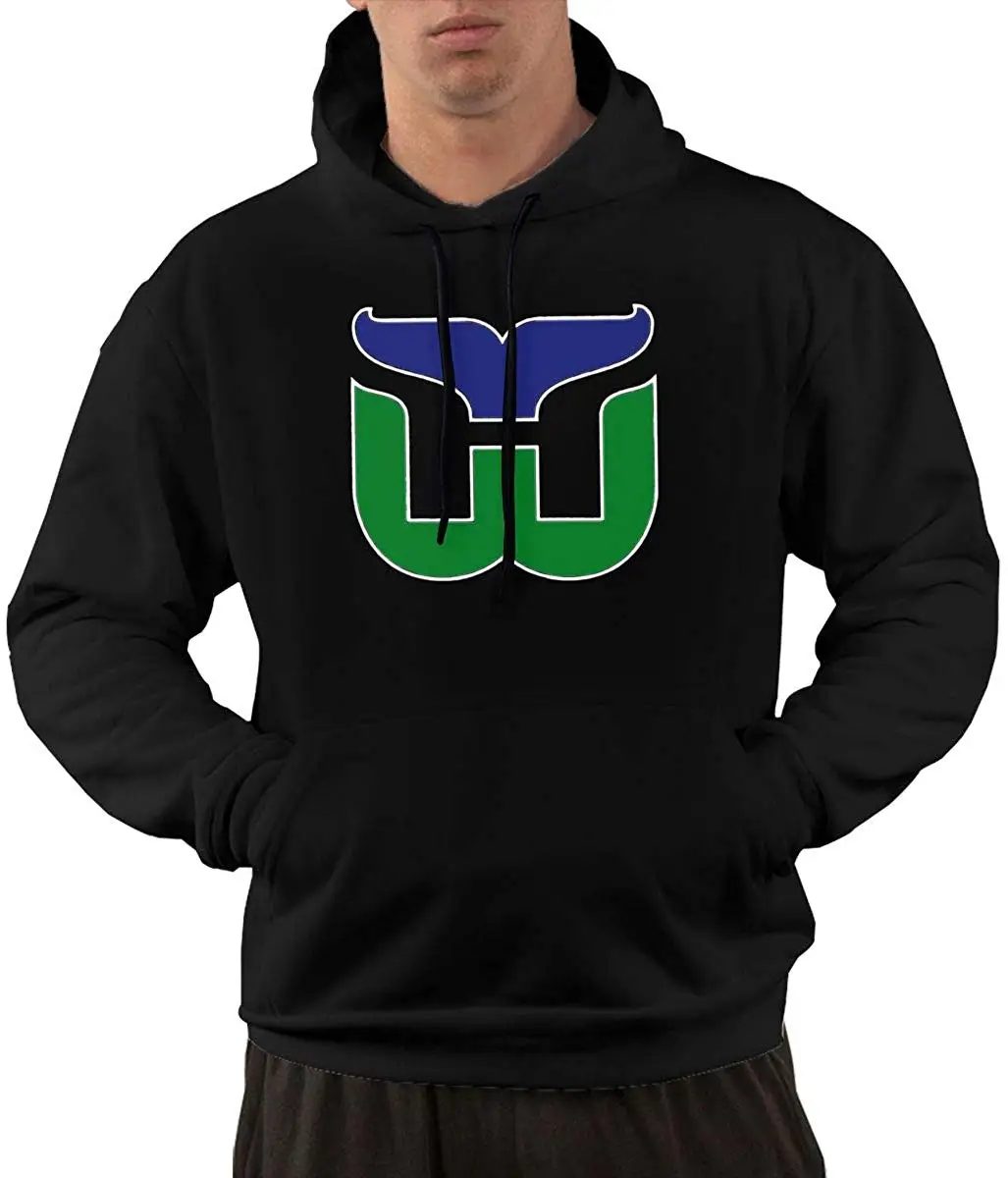 Мужской Hartford Whalers Ретро хоккейный свитер для старой школы Унисекс Мужская Женская толстовка с капюшоном