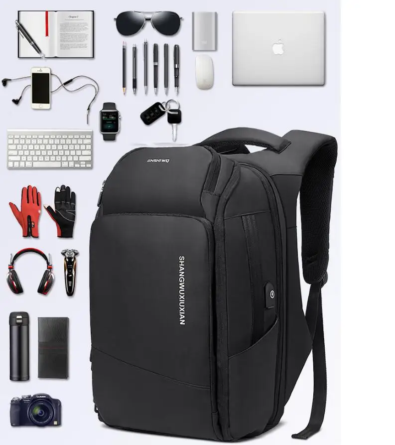 Backpack male large capacity 16 inch multi-function travel computer bag business anti-theft backpack fashion trend | Багаж и сумки