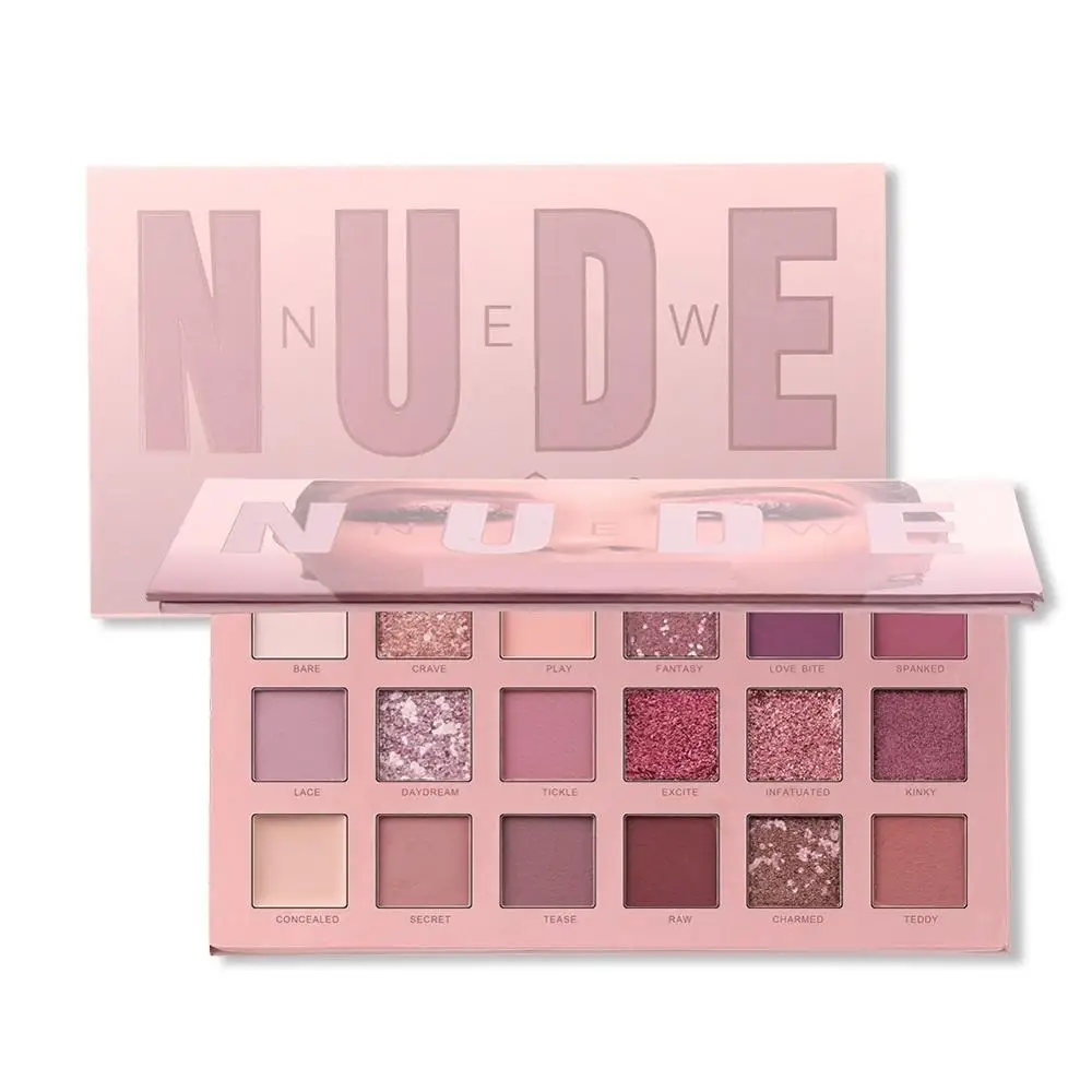 

Pink Eyeshadow Pallete 18 Color Matte Sequins Beauty Glazed Professional Eyeshadows Eye Make-up Pallet Make Up Shadow Palette