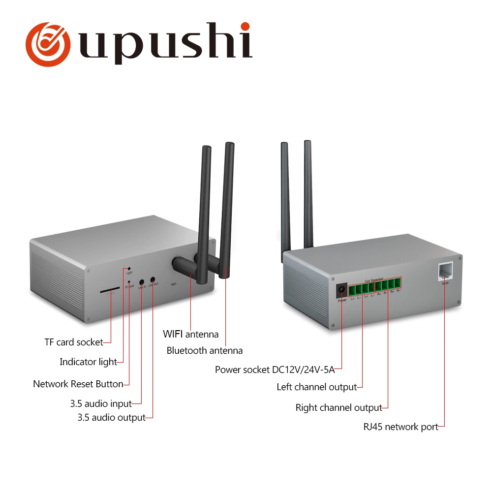Oupushi домашний кинотеатр фоновая музыкальная система pa квадратный смарт Wifi