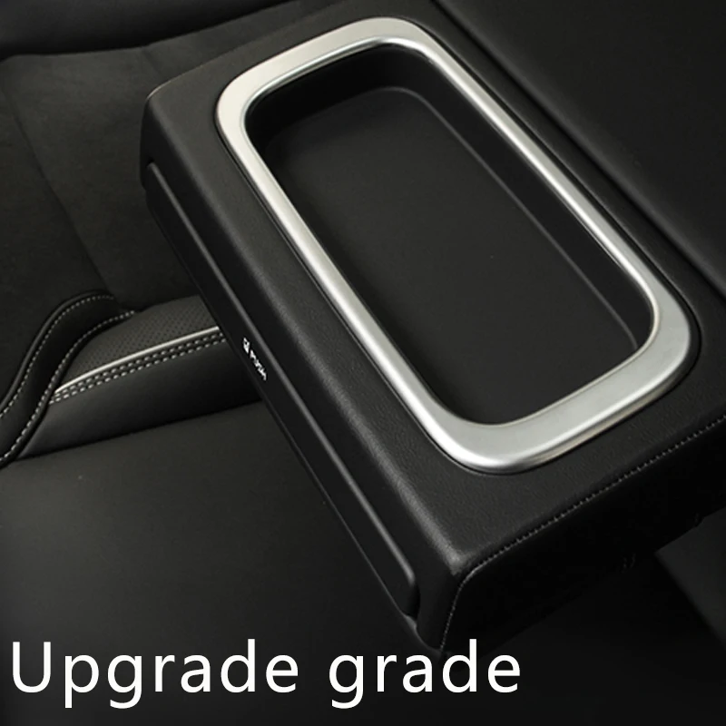 Для volvo xc60 наклейки для модификации интерьера xc60 декоративные автомобильные принадлежности задний подлокотник слот для хранения