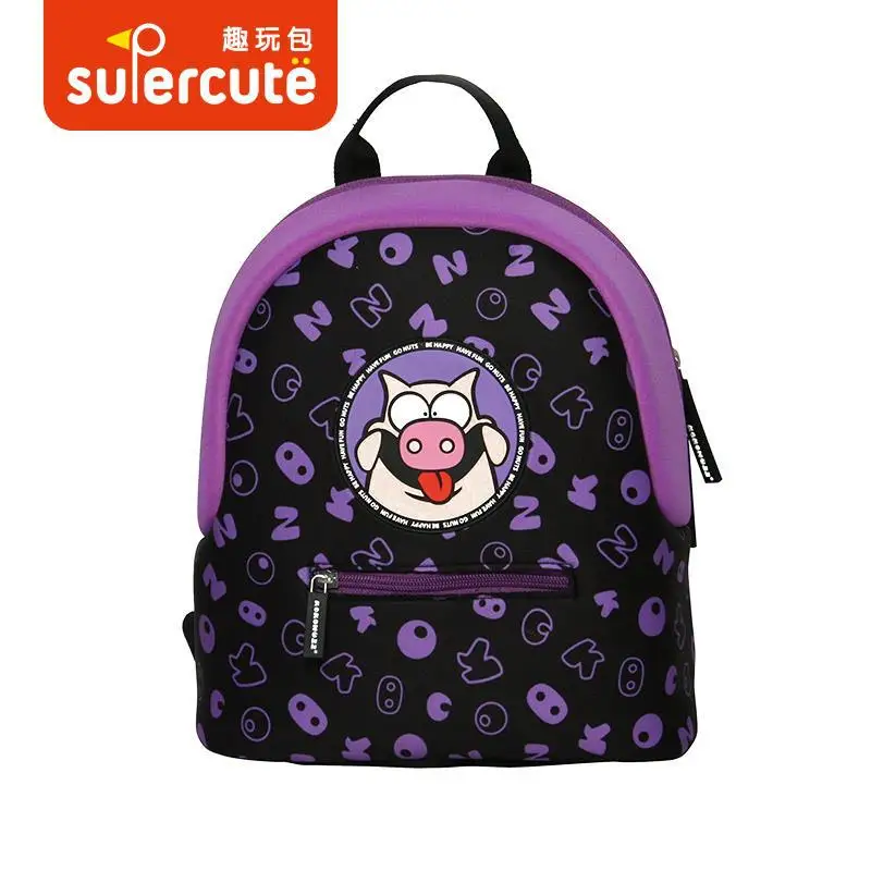 

Supercute School Season Neoprene Backpack 4-7-Year-Old CHILDREN'S School Bags Kindergarten Cartoon Small Backpack