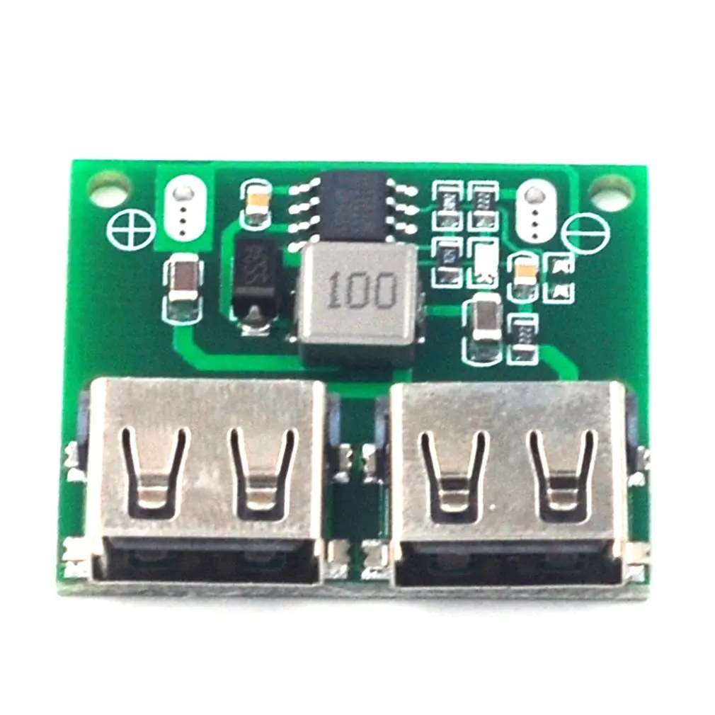 Двойной Usb Выход в/9 В/12 В/24 В до 5 В пост 3A Dc-преобразователь автомобильной розетки постоянного тока зарядки стабилизатор маленький Напряжение зарядный модуль