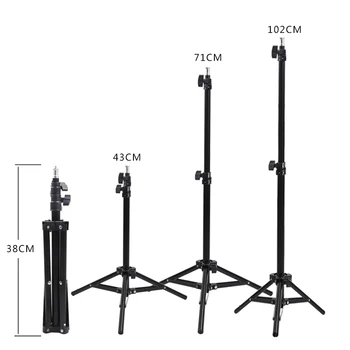 

160CM Photography Tripod Light Stand Phone Tripod for Reflector Softbox Light Umbrella Background With 1/4 Screw Head