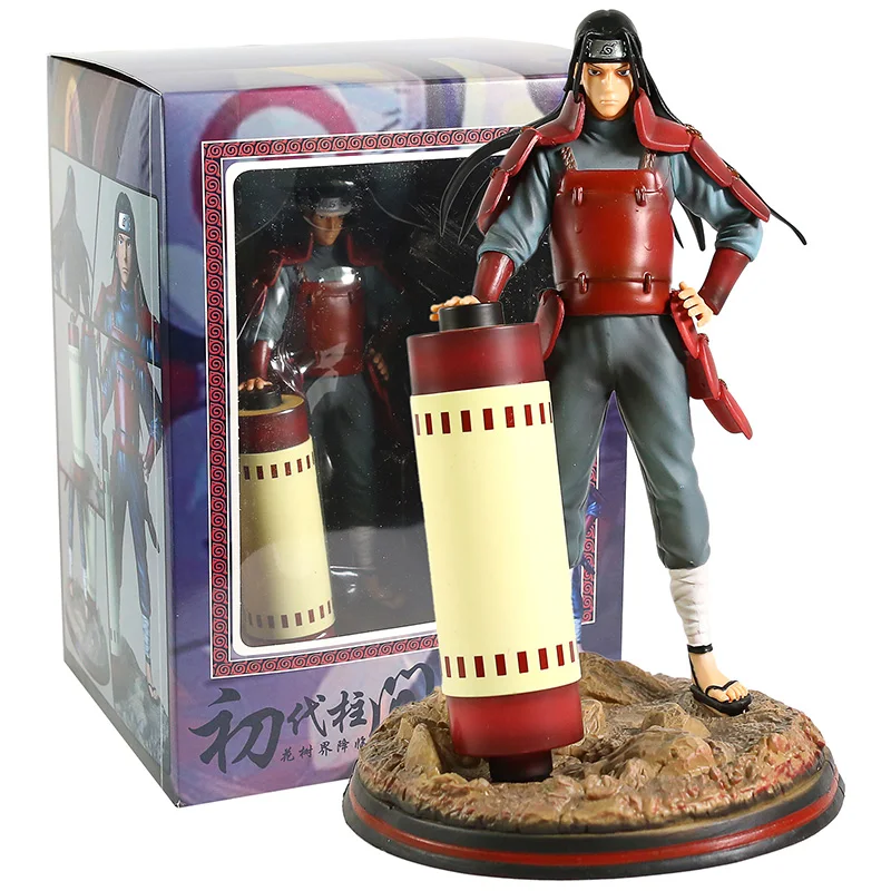 Наруто Shippuden Senju Hashirama Namikaze Minato Uzumaki Наруто Sarutobi Hiruzen Tsunade статуя ПВХ фигурка модель игрушки - Цвет: Senju box