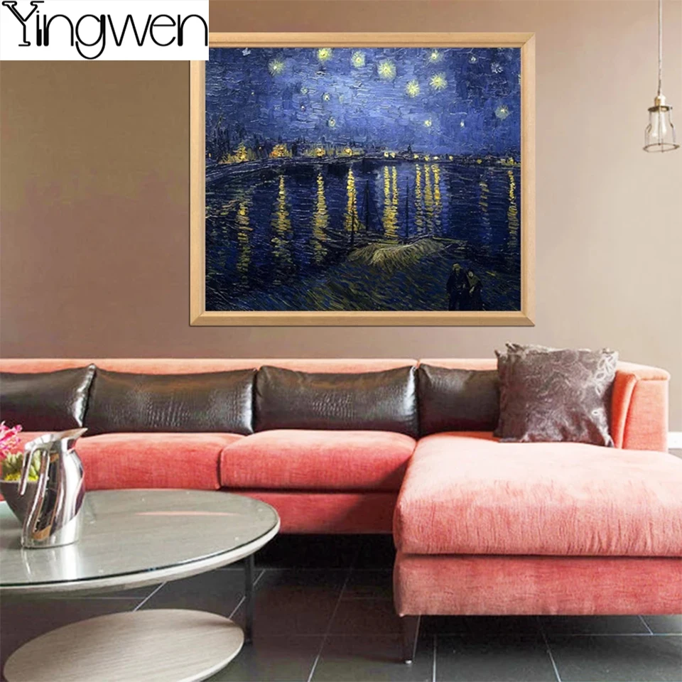 Vincent Van Gogh Series 5D DIY Diamond Painting Kits Full Diamond Embroidery Rhinestones Painting Decor Gift