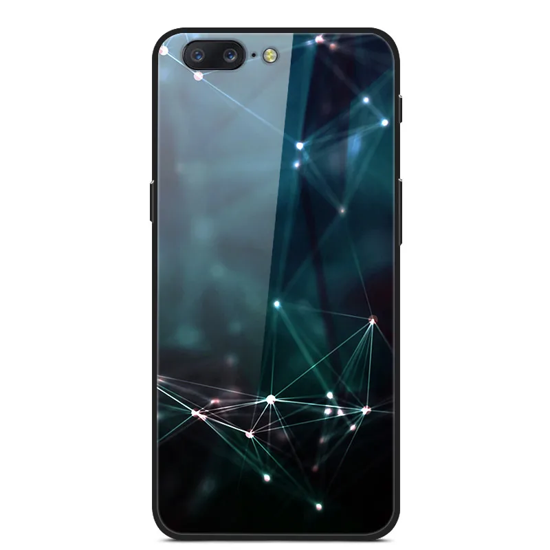 Для Oneplus 5 5 T чехол из закаленного стекла жесткий чехол для телефона для Oneplus 7 Pro TPU бампер чехол s для One plus 5 T 7 Pro Coque - Цвет: 25