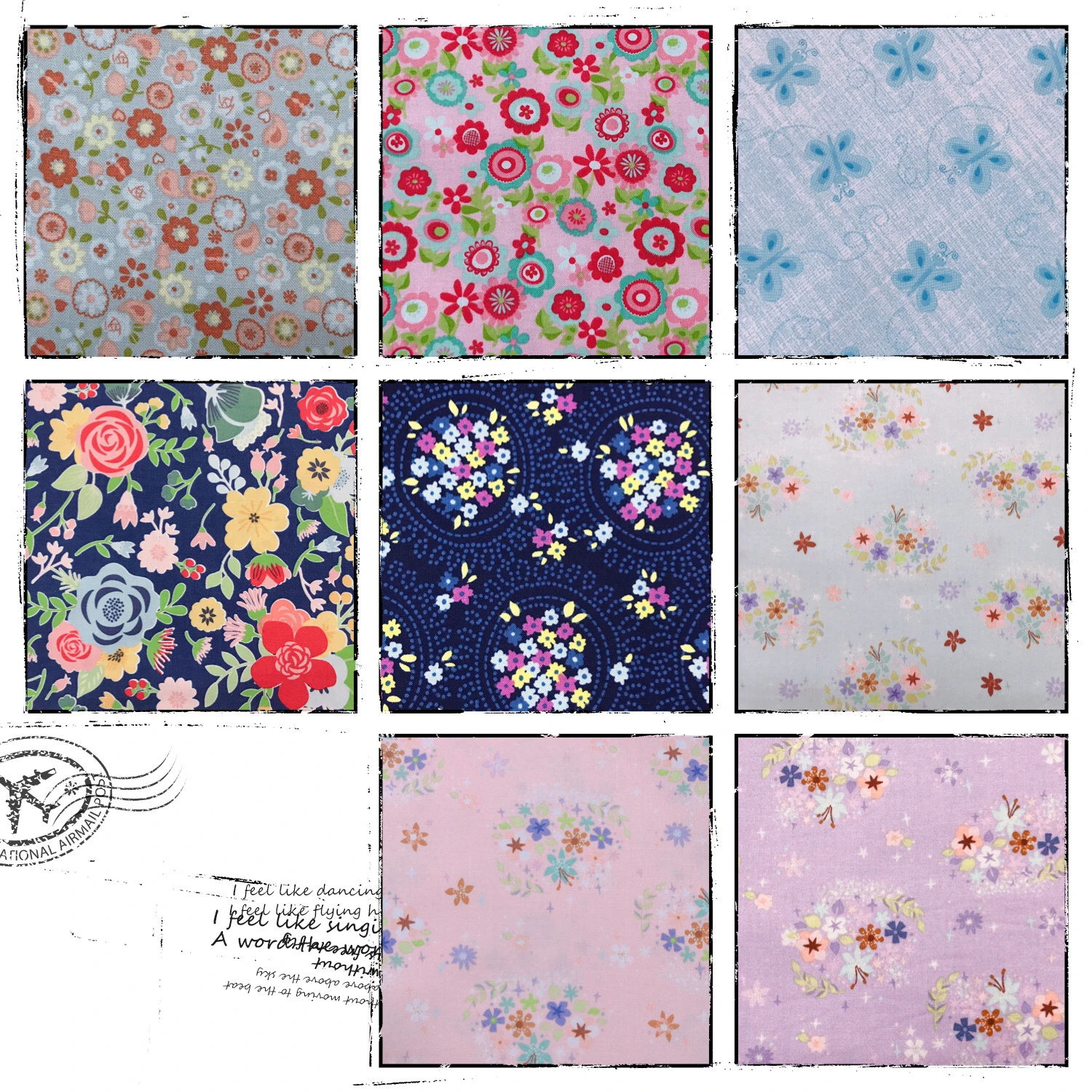 Половина цены мультфильм DIY Специальный Ткань, Япония, Корея, Соединенные Штаты импортируется из чистого хлопка простая ткань