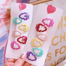 7862 Южная Корея Dazzle Yafeng конфетная цветная бандана милая детская BB клип боковая клипса взрыва клип сломанные Заколки Цвет головной убор