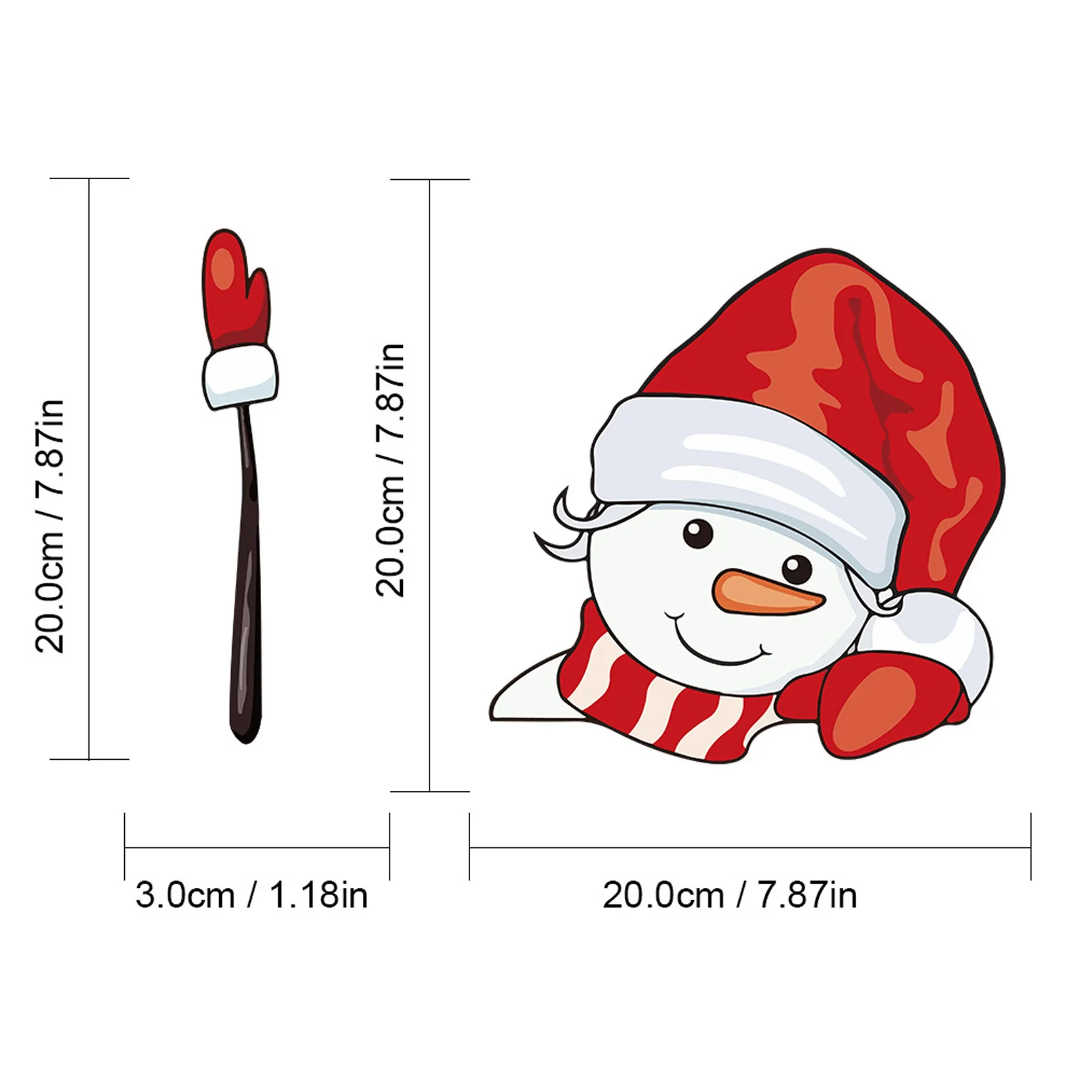 (🎄Early Christmas Sale🎄- Save 50% Off) Christmas Wiper Sticker
