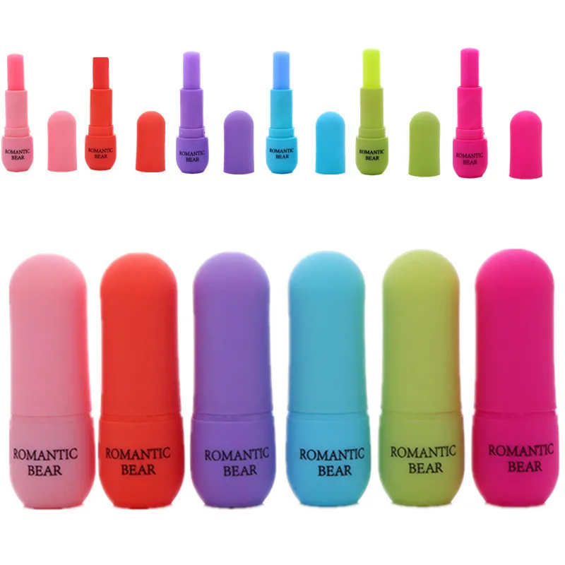 

Romantic bear LC010 moisturizing lip balm lip gloss sweet lip balm Fruit discoloration moisturizing lip balm