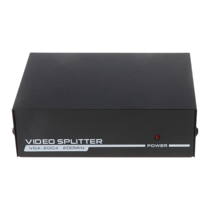 

4 Port VGA Frequency Divider 200Hz Video Splitter High Frequency 1600*1280 25m