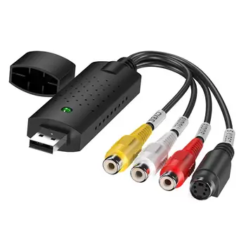 

USB2.0 Video Capture Card High Speed Multifunctional Audio Grabber for Recording Monitoring Live Broadcas