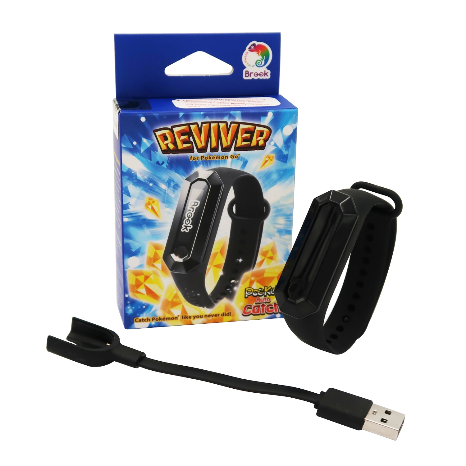 Brook Pocket Auto Catch Reviver For Pokemon Go Plus Rechargeable Battery Charging Bracelet Wristband Waterproof And Dustproof Replacement Parts Accessories Aliexpress