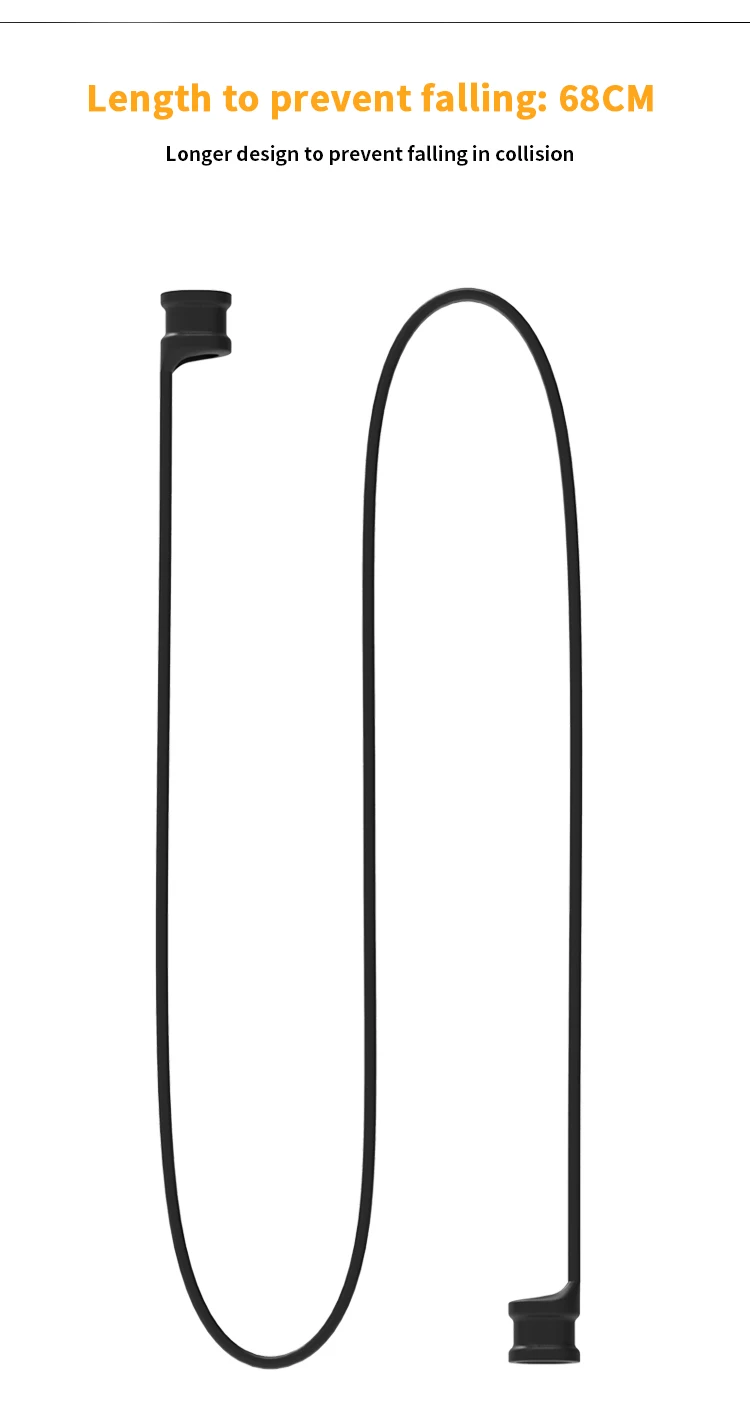 Для Xiaomi mi Red mi Airdots ремешок для наушников силиконовый анти-потерянный ремешок кабельный разъем шнур Спортивная Шейная гарнитура для Red mi Airdots