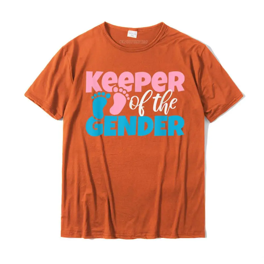 2021 Fashion Men Tshirts Summer Printing Tops Tees 100% Cotton Short Sleeve Birthday Tops & Tees O-Neck Wholesale Keeper of the Gender Gender Reveal Shirt Baby Gift T-Shirt__MZ16892 orange