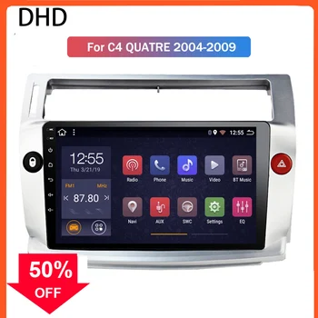 

Allwinner Android 10.0 Car Radio Multimedia Auto GPS Navigation For Citroen C4 C-Triomphe C-Quatre 2004-2009 Navi Stereo Player