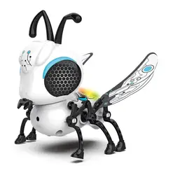 Robot insecte mignon bricolage chant et ramper Parent enfant, jouets interactifs pour enfants, cadeaux d'anniversaire 