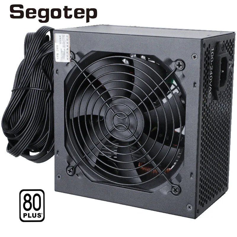 

Segotep Power Supply For PC 550W Source 80 Plus Non-Modualar ATX Power Supply PMW Computer Power Source 120mm Cooler Master