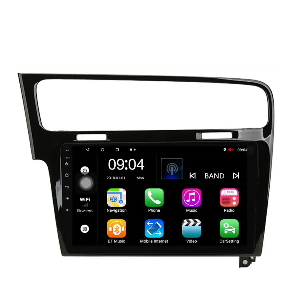 Clearance COIKA 10.1" Android 8.0 Car Multimedia Player Touch Screen For Volkswage GOLF 7 2013-2017 GPS Navi BT WIFI RDS SWC 1+16G RAM 4