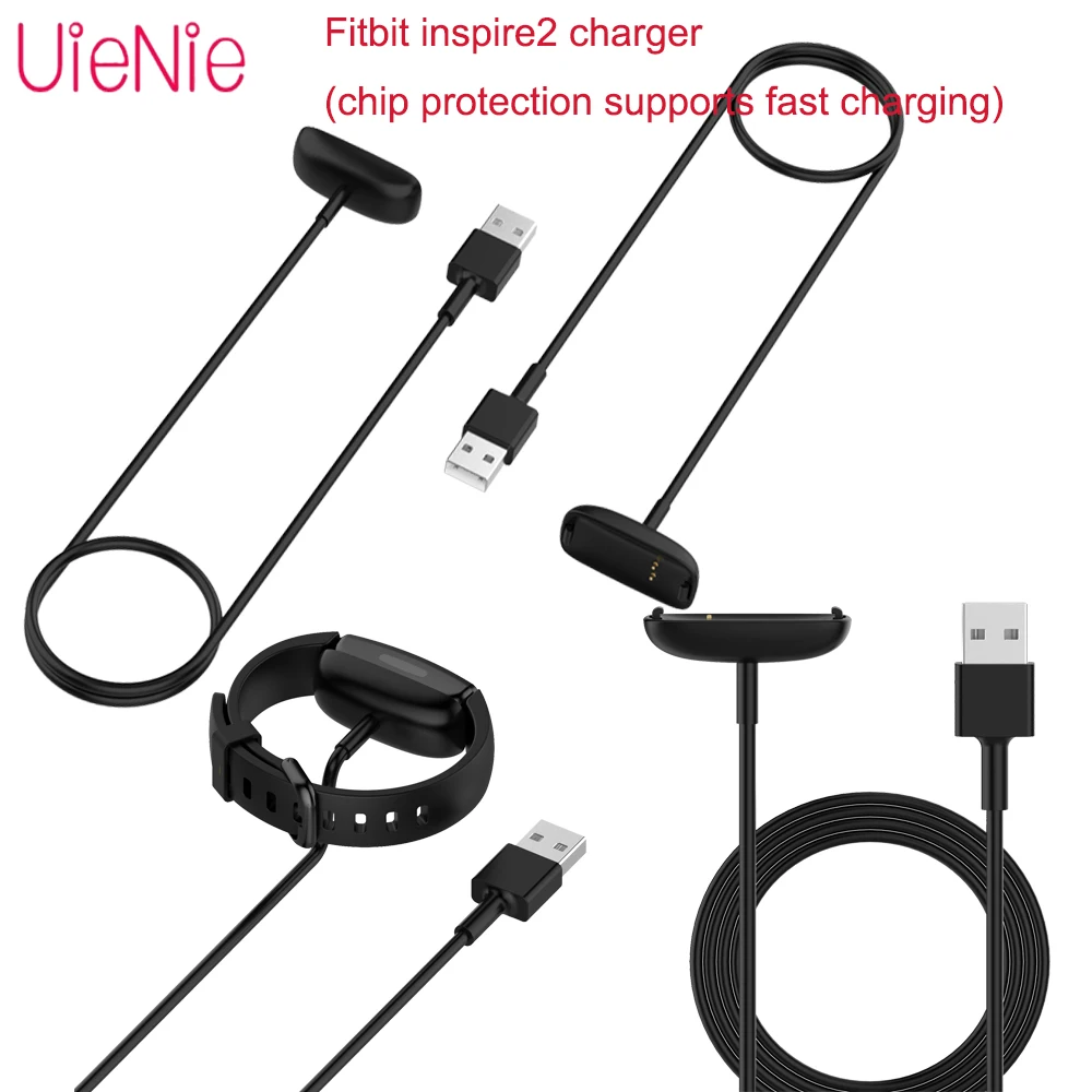 30/100cm USB Fast Charging Cable For Fitbit Inspire2 Smart Watch
