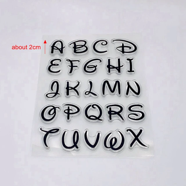 أشكال الحروف الأبجدية وزخرفة الأرقام ، للفندان والطوابع اللاصقة المزخرفة -  AliExpress