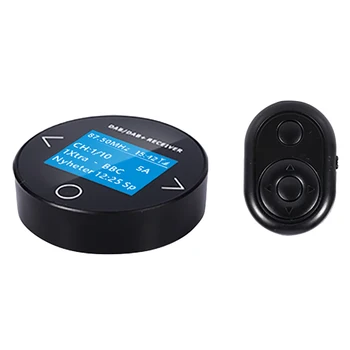 

Car DAB/DAB+ Radio Adaptor Portable DAB Digital Radio FM Transmitter Music Receiver with Aux Out
