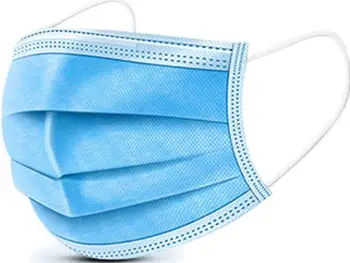 

50pcs Home Face Mouth Masks 3 Layers Dustproof Facial Protective Cover Masks Anti-Dust Disposable Salon Earloop Mou