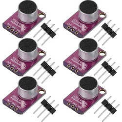 Module amplificateur de Microphone électrique MAX4466, panneau de dérivation bleu à Gain réglable adapté pour UNO 6 pièces 