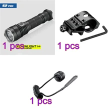 SKILHUNT S2 Pro 1100 Люмен фонарик для охоты на открытом воздухе Кемпинг Туризм тактический фонарь набор