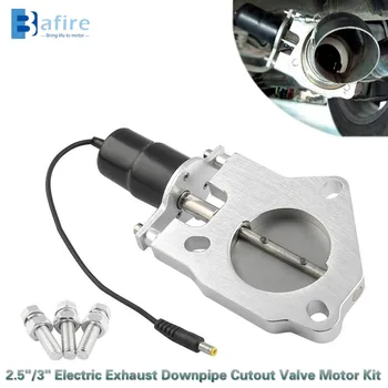 

Bafire 2.5"/3" Stainless Electric Exhaust Downpipe Cutout Valve Motor Kit With Wireless Remote Control 12ft Wiring Harness Kit
