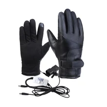 Зимние перчатки для езды на велосипеде, грелка для рук, Электрический нагрев, мотоциклетные спортивные перчатки, 36-96 в