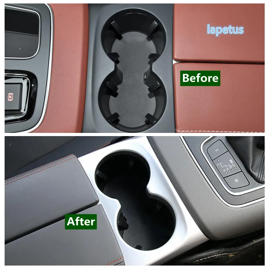 Car Interior Mouldings Central Control Water Cup Holder Panel Trim Cover Accessories 1PCS For Citroen C5 Aircross 2018 - 2021 Car Interior Mouldings Central Control Water Cup Holder Panel Trim Cover Accessories 1PCS For Citroen C5 Aircross 2018 - 2021
