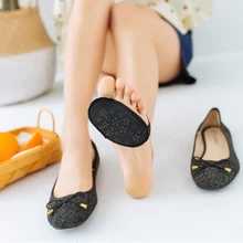 Для женщин Peds полезные Heelless половина двора противоскользящие обезболивающие летние носочки для ног уход за носочками невидимый вкладыш Toeless