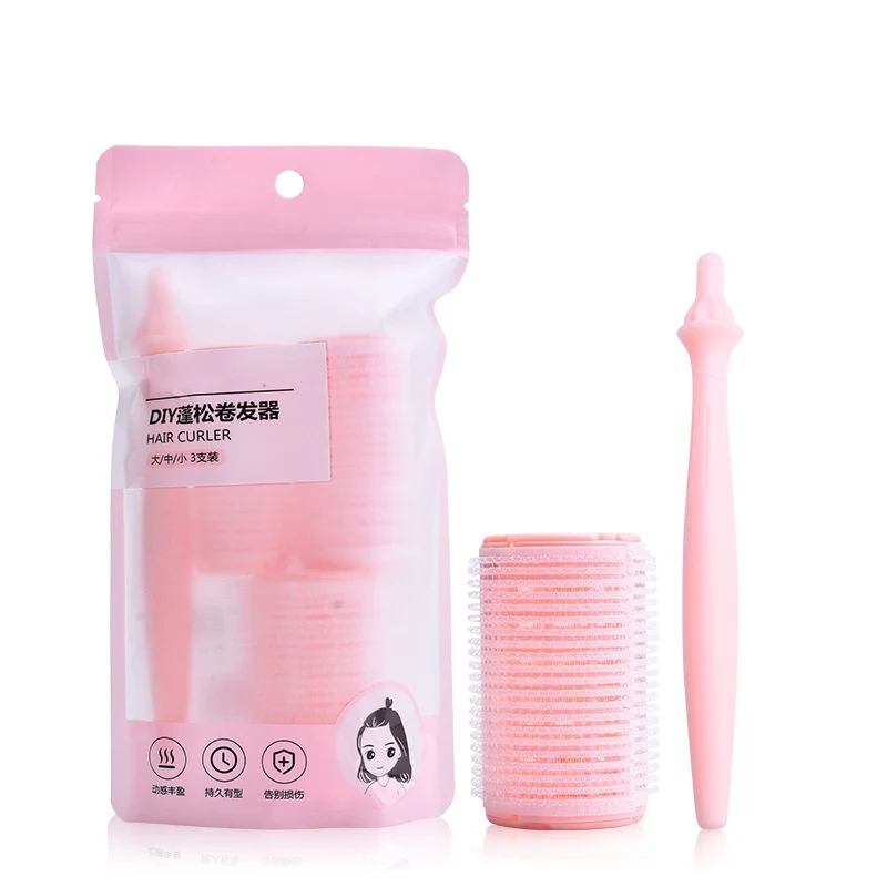 PP Nylon Hair Roller Diy Curler 3+1 Curling Tool Set Hairdressing Curlers DIY Curly Hairstyle Styling Portable | Красота и здоровье