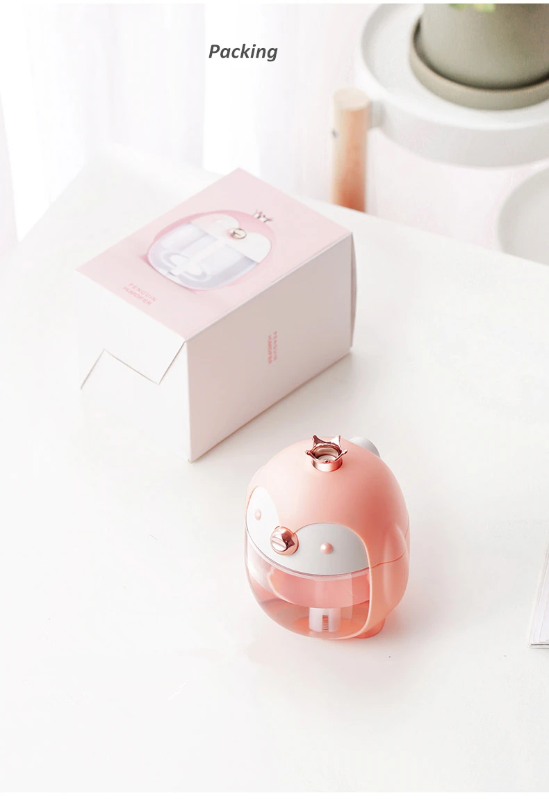 300ML Portable Ultrasonic Humidifier car Air USB Aroma Essential Oil Diffuser With Color Night Lamp Umidificador mist maker