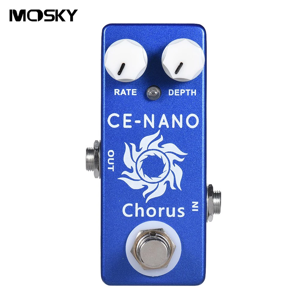 

Педаль для овердрайва Mosky Ce-Nano Chorus, педаль для бас-гитары, укулеле, музыкальные инструменты, спортивные развлечения