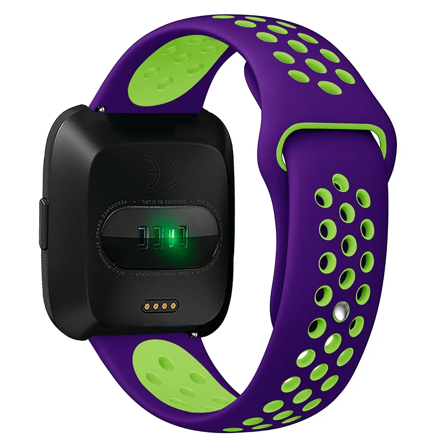 Спортивный двойной силиконовый ремешок для Fitbit Versa/versa 2 Smart Watch Band Сменные аксессуары для Fitbit Versa Lite Correa