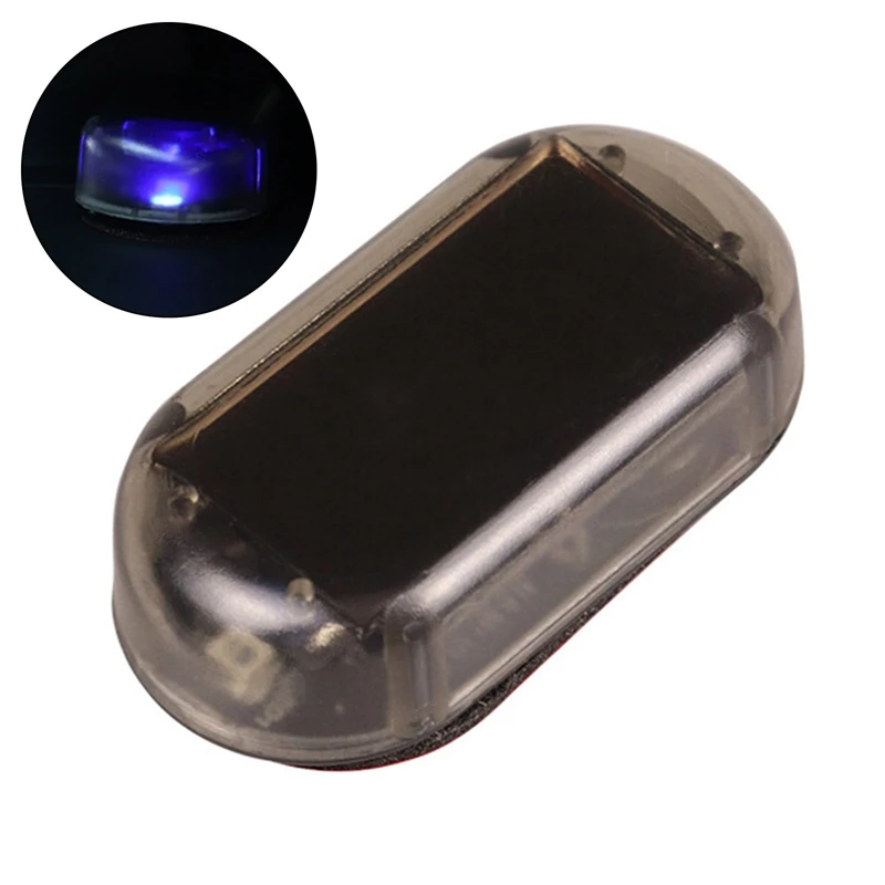 

Car Fake Solar Power Alarm Lamp Security System Warning Theft Flash Blinking Anti-Theft Caution Flashing Imitation LED Light