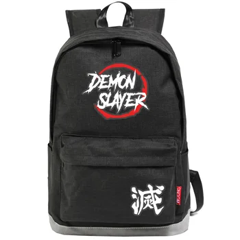 

Demon Slayer: Kimetsu no Yaiba Backpack Nezuko Kamado Tanjirou Shoulder Travel School Bag Rucksack Backpacks Mochila Daypack