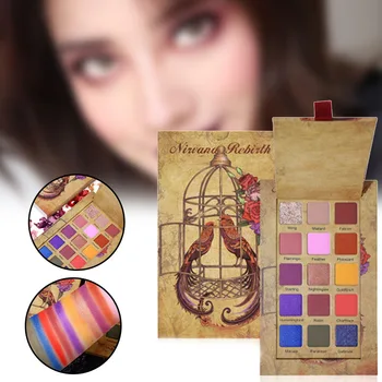 

15 Colors Eyeshadow Palette Matte Eyeshadow Palette Shining Glitter Eye Shadow Pigment Waterproof Long-Lasting Makeup Cosmetic
