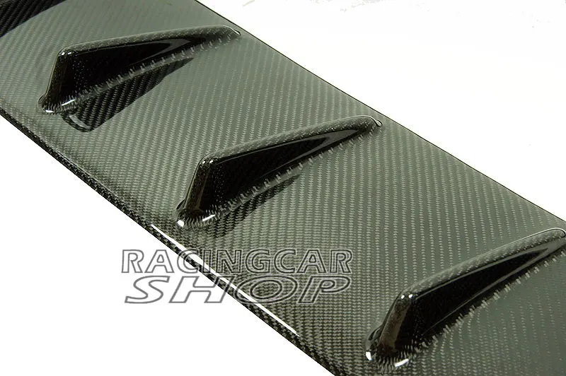 VG Style Real Carbon Fiber Shark Fin Wing Rear Roof Spoiler For Subaru Impreza 4D Sedan WRX STI 02-07