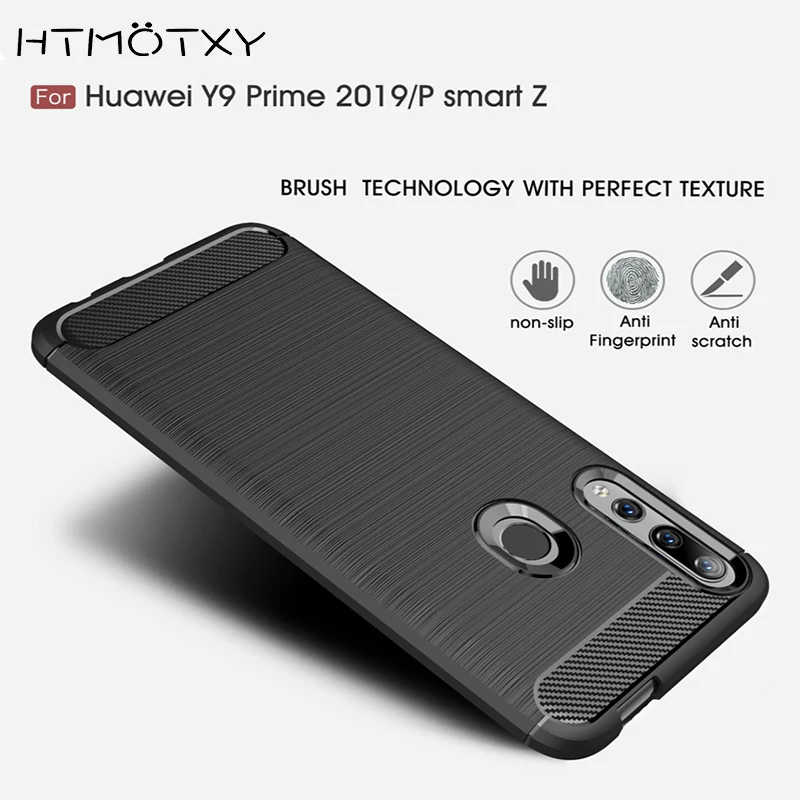 Carbon Fiber For Huawei Honor 10 Case Matte Shockproof Stripe Soft TPU Cover 20i 20S 8 8X 9 9X 20 Lite Pro |