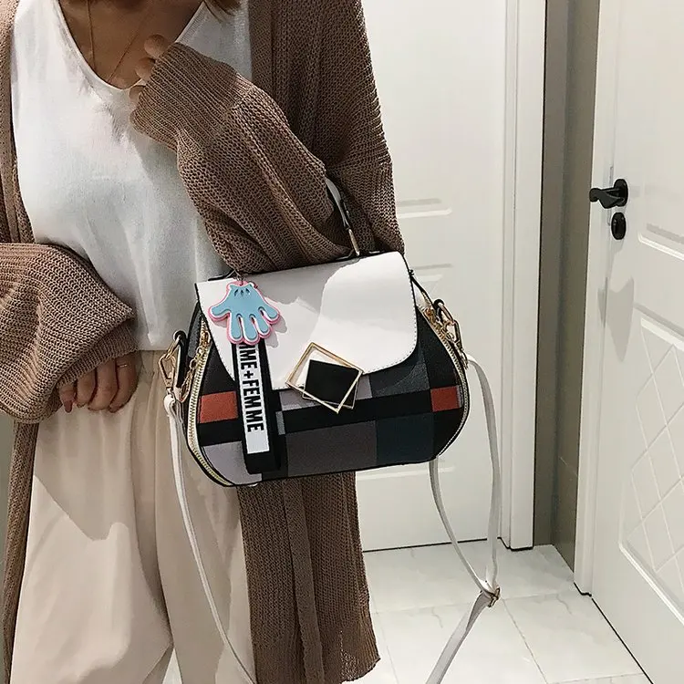 Новые роскошные модные маленькие квадратные пакеты для женщин сумки для девочек дизайнерские панельные женские сумки через плечо сумка