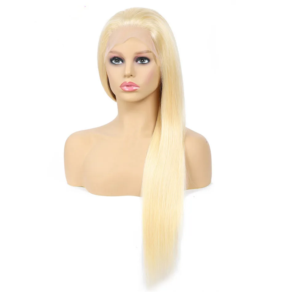 613 медовый блонд, парики на кружеве, прямые бразильские кружевные передние человеческие волосы, парик на шнурке, прямые бразильские волосы remy для черных женщин